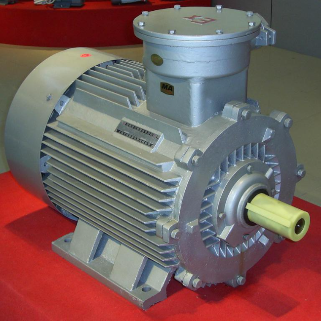 YE4-160L-4防爆电机45°角实拍